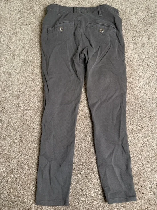 The Great Gray Tencel Blend Slim Straight Pants Casual Chino Size 28 - Picture 4 of 4